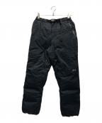 NANGAナンガ）の古着「ダウンパンツ」｜ブラック