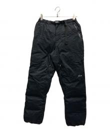 NANGA（ナンガ）の古着「ダウンパンツ」｜ブラック