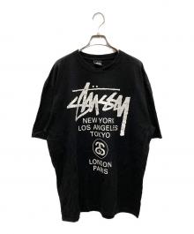 stussy（ステューシー）の古着「WORLD TOUR TEE」｜ブラック