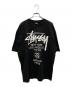 stussy（ステューシー）の古着「WORLD TOUR TEE」｜ブラック
