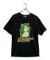 Hysteric Glamour（ヒステリックグラマー）の古着「2TONE DEVIL WOMAN Tシャツ」｜ブラック