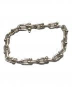 TIFFANY & Co.ティファニー アンド コー）の古着「ハードウェア ブレスレット」｜シルバー