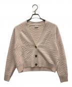 HERMESエルメス）の古着「Hモチーフカーディガン」｜ピンク