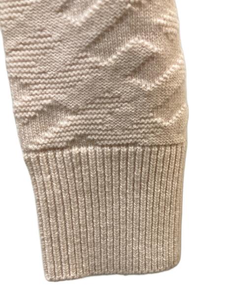 HERMES（エルメス）HERMES (エルメス) Hモチーフカーディガン ピンク サイズ:36の古着・服飾アイテム