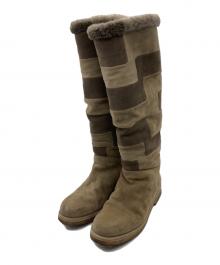 HERMES（エルメス）の古着「ムートンロングブーツ」｜ブラウン