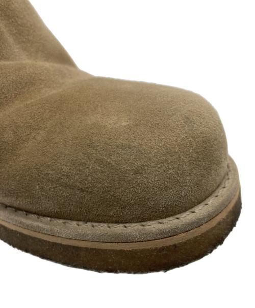 HERMES（エルメス）HERMES (エルメス) ムートンロングブーツ ブラウン サイズ:記載なしの古着・服飾アイテム