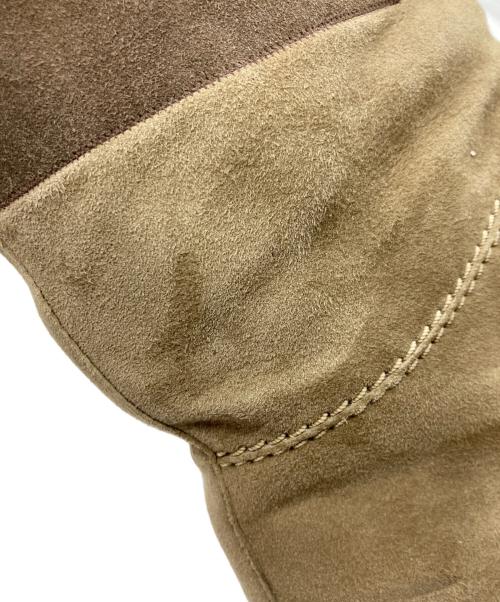 HERMES（エルメス）HERMES (エルメス) ムートンロングブーツ ブラウン サイズ:記載なしの古着・服飾アイテム