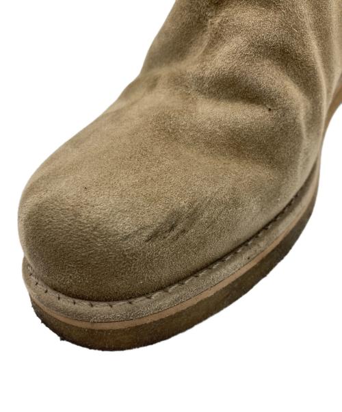 HERMES（エルメス）HERMES (エルメス) ムートンロングブーツ ブラウン サイズ:記載なしの古着・服飾アイテム