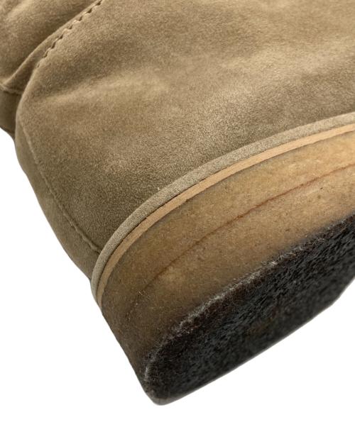 HERMES（エルメス）HERMES (エルメス) ムートンロングブーツ ブラウン サイズ:記載なしの古着・服飾アイテム