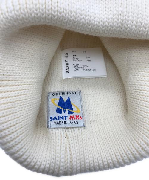 SAINT MICHAEL（セントマイケル）SAINT MICHAEL (セントマイケル) KNIT CAP SAINT ベージュ サイズ:FREEの古着・服飾アイテム