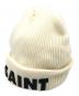 SAINT MICHAEL（セントマイケル）の古着「KNIT CAP SAINT」｜ベージュ