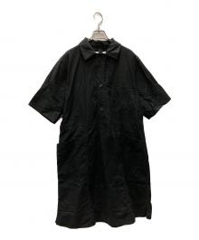 MHL（エムエイチエル）の古着「TEXTURED COTTON DRESS」｜ブラック