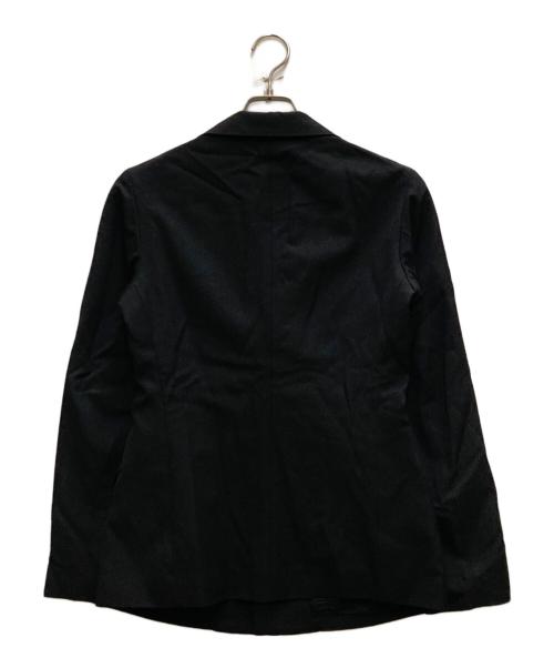 Y’s YOHJI YAMAMOTO（ワイズ ヨウジヤマモト）Y’s yohji yamamoto (ワイズ ヨウジヤマモト) ウールギャバ3Bジャケット ブラック サイズ:2の古着・服飾アイテム