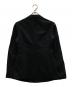 Y’s yohji yamamoto (ワイズ ヨウジヤマモト) ウールギャバ3Bジャケット ブラック サイズ:2：18000円