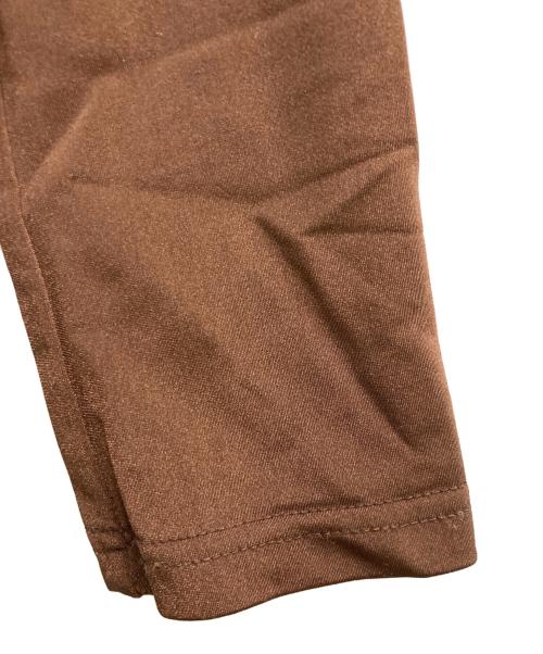 Yohji Yamamoto FEMME（ヨウジヤマモトファム）Yohji Yamamoto FEMME (ヨウジヤマモトファム) ファー切替ウールシルクジャガードコート イエロー×レッド サイズ:2の古着・服飾アイテム