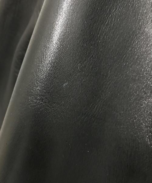 Time is on（タイムイズオン）Time is on (タイムイズオン) ZIAS LEATHER JACKET ブラックの古着・服飾アイテム