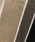 中古・古着 Time is on (タイムイズオン) S/Sニットポロシャツ ベージュ×ブラック：8000円