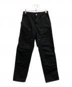 CarHarttカーハート）の古着「DOUBLE KNEE PANT」｜ブラック