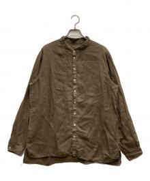MITTAN（ミッタン）の古着「麻シャツ(草木濃染)」｜ブラウン
