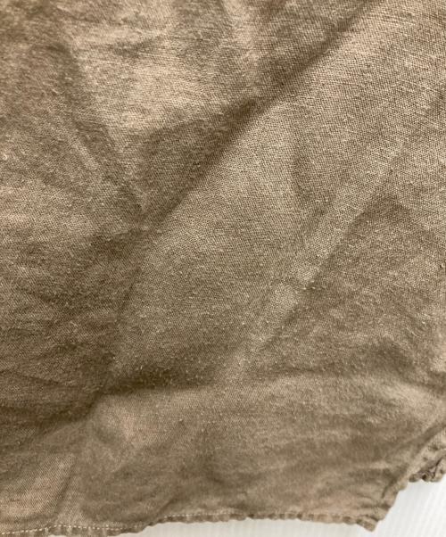 MITTAN（ミッタン）MITTAN (ミッタン) 麻シャツ(草木濃染) ブラウン サイズ:3の古着・服飾アイテム