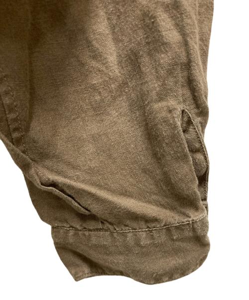 MITTAN（ミッタン）MITTAN (ミッタン) 麻シャツ(草木濃染) ブラウン サイズ:3の古着・服飾アイテム