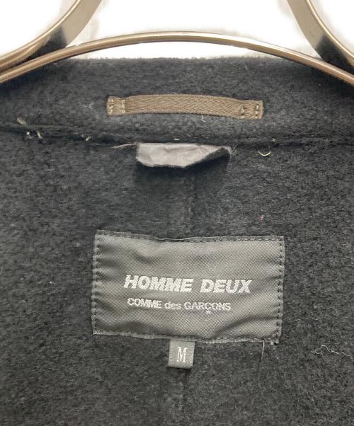 COMME des GARCONS HOMME DEUX（コムデギャルソン オム ドゥ）COMME des GARCONS HOMME DEUX (コムデギャルソン オム ドゥ) ウール3Bジャケット ブラック サイズ:Mの古着・服飾アイテム
