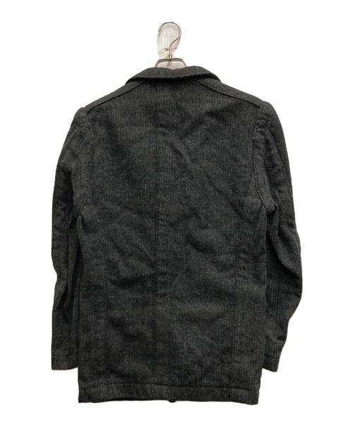 COMME des GARCONS HOMME PLUS（コムデギャルソンオムプリュス）COMME des GARCONS HOMME PLUS (コムデギャルソンオムプリュス) 90’s インサイドアウト縮絨ジャケット グレー サイズ:Sの古着・服飾アイテム