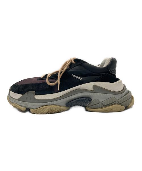 BALENCIAGA（バレンシアガ）BALENCIAGA (バレンシアガ) トリプルSトレーナー ブラック×パープル サイズ:US 10の古着・服飾アイテム