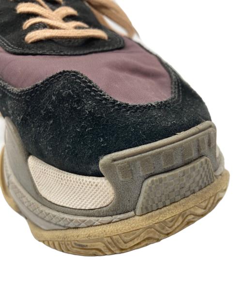 BALENCIAGA（バレンシアガ）BALENCIAGA (バレンシアガ) トリプルSトレーナー ブラック×パープル サイズ:US 10の古着・服飾アイテム