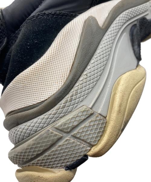 BALENCIAGA（バレンシアガ）BALENCIAGA (バレンシアガ) トリプルSトレーナー ブラック×パープル サイズ:US 10の古着・服飾アイテム