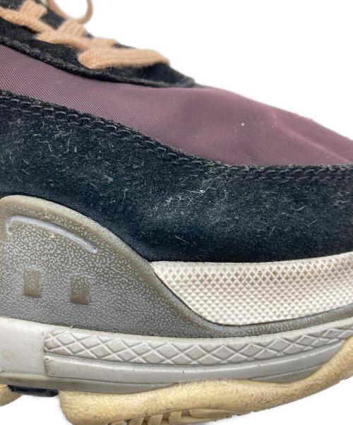 BALENCIAGA（バレンシアガ）BALENCIAGA (バレンシアガ) トリプルSトレーナー ブラック×パープル サイズ:US 10の古着・服飾アイテム