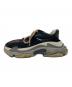 BALENCIAGA (バレンシアガ) トリプルSトレーナー ブラック×パープル サイズ:US 10：20000円