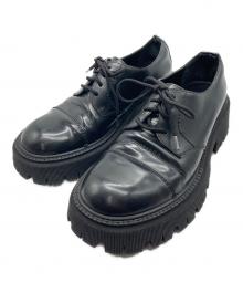 BALENCIAGA（バレンシアガ）の古着「TRACTOR ダービーシューズ」｜ブラック