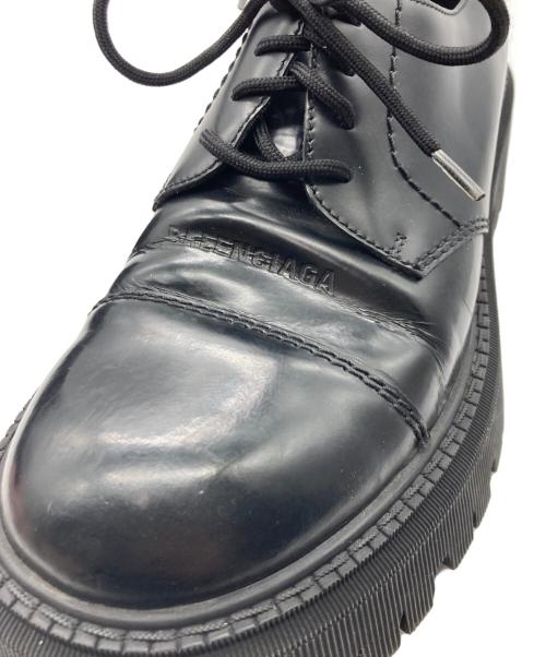 BALENCIAGA（バレンシアガ）BALENCIAGA (バレンシアガ) TRACTOR ダービーシューズ ブラック サイズ:41の古着・服飾アイテム