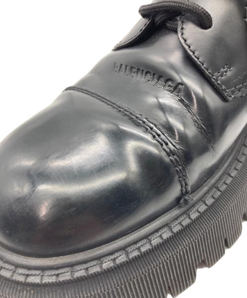 BALENCIAGA（バレンシアガ）BALENCIAGA (バレンシアガ) TRACTOR ダービーシューズ ブラック サイズ:41の古着・服飾アイテム