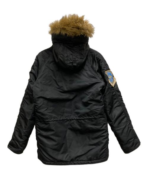 ALPHA INDUSTRIES（アルファインダストリーズ）ALPHA INDUSTRIES (アルファインダストリーズ) N-3B フライトジャケット ブラック サイズ:Mの古着・服飾アイテム