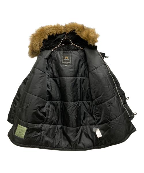 ALPHA INDUSTRIES（アルファインダストリーズ）ALPHA INDUSTRIES (アルファインダストリーズ) N-3B フライトジャケット ブラック サイズ:Mの古着・服飾アイテム
