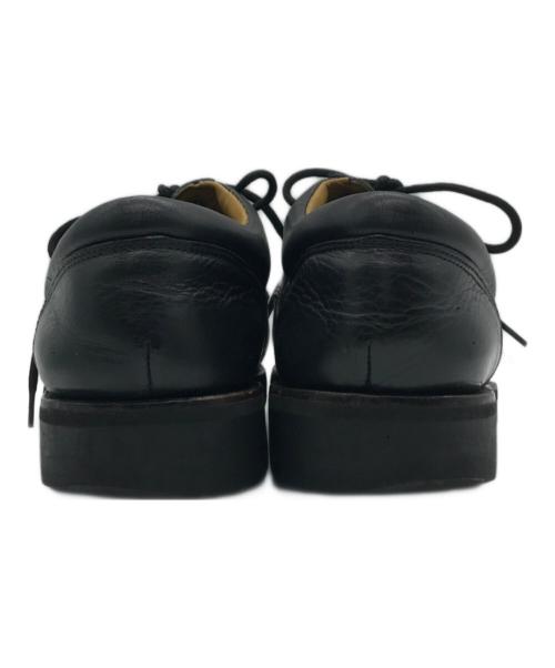 PARABOOT（パラブーツ）PARABOOT (パラブーツ) シボ革 THIERS チロリアンシューズ ブラック サイズ:7 1/2の古着・服飾アイテム