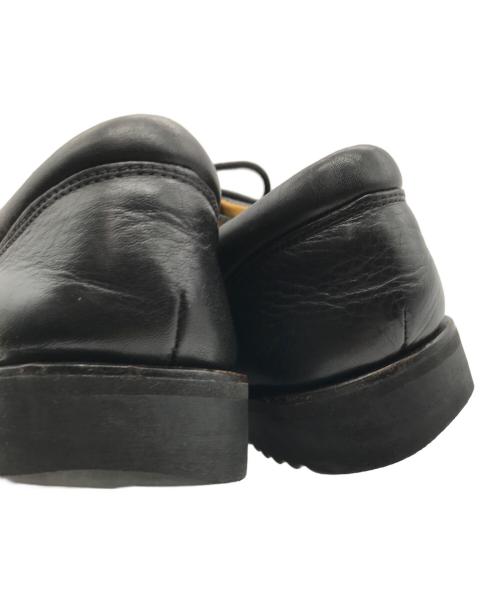 PARABOOT（パラブーツ）PARABOOT (パラブーツ) シボ革 THIERS チロリアンシューズ ブラック サイズ:7 1/2の古着・服飾アイテム