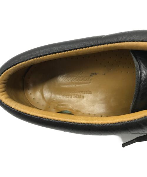 PARABOOT（パラブーツ）PARABOOT (パラブーツ) シボ革 THIERS チロリアンシューズ ブラック サイズ:7 1/2の古着・服飾アイテム