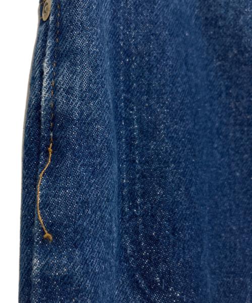 77circa（ナナナナサーカ）77circa (ナナナナサーカ) リメイクデニムパンツ ブルー サイズ:サイズ記載なしの古着・服飾アイテム