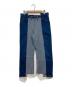 77circa（ナナナナサーカ）の古着「リメイクデニムパンツ」｜ブルー