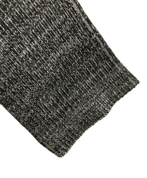 A PRACTICED HAND（ア プラクティスド ハンド）A PRACTICED HAND (ア プラクティスド ハンド) Multi Border Crew Neck Knit グレー サイズ:表記無しの古着・服飾アイテム