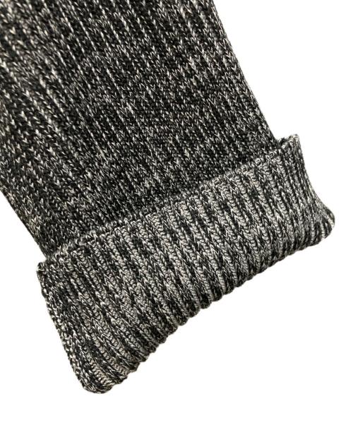 A PRACTICED HAND（ア プラクティスド ハンド）A PRACTICED HAND (ア プラクティスド ハンド) Multi Border Crew Neck Knit グレー サイズ:表記無しの古着・服飾アイテム