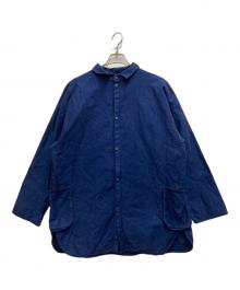 Porter Classic（ポータークラシック）の古着「MOLESKIN SHIRT JACKET モールスキンシャツジャケット」｜ネイビー
