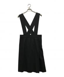 COMME des GARCONS（コムデギャルソン）の古着「プリーツ ジャンパースカート」｜ブラック