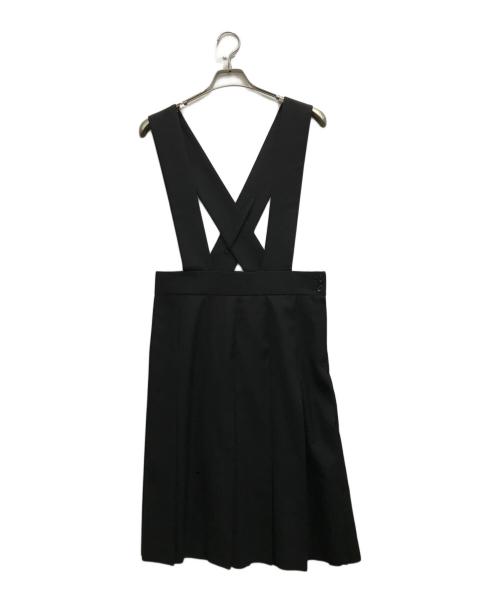 COMME des GARCONS（コムデギャルソン）COMME des GARCONS (コムデギャルソン) プリーツ ジャンパースカート ブラック サイズ:XSの古着・服飾アイテム