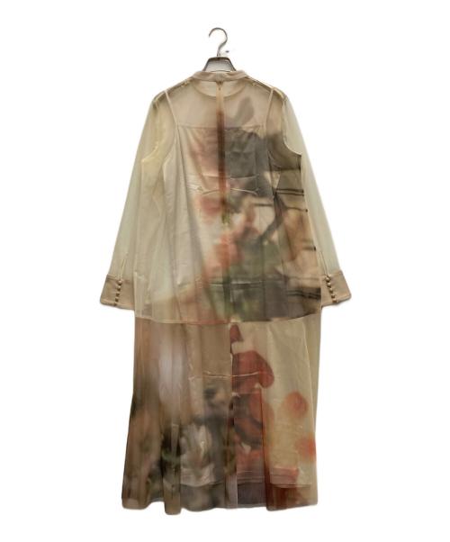 Ameri VINTAGE（アメリヴィンテージ）Ameri VINTAGE (アメリヴィンテージ) SAYO NAGSE COLLAB DRESS ベージュ サイズ:Mの古着・服飾アイテム