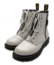 Dr.Martens（ドクターマーチン）の古着「1460 TWIN ZIP  8ホールブーツ」｜ホワイト
