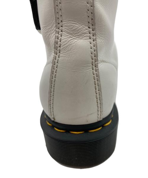Dr.Martens（ドクターマーチン）Dr.Martens (ドクターマーチン) 1460 TWIN ZIP  8ホールブーツ ホワイト サイズ:UK 3の古着・服飾アイテム